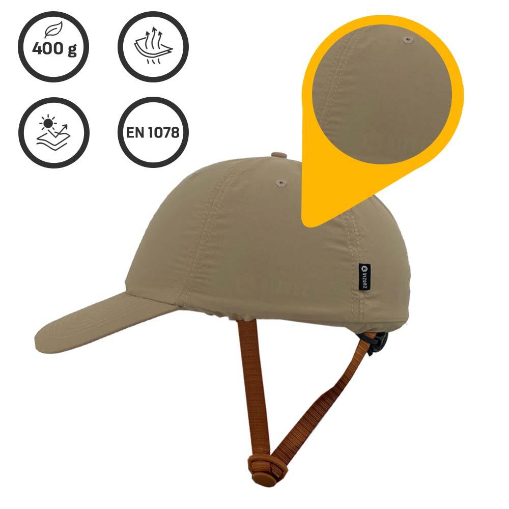 Fietshelm Vizorz SwitchCap - Beige cap 3/7