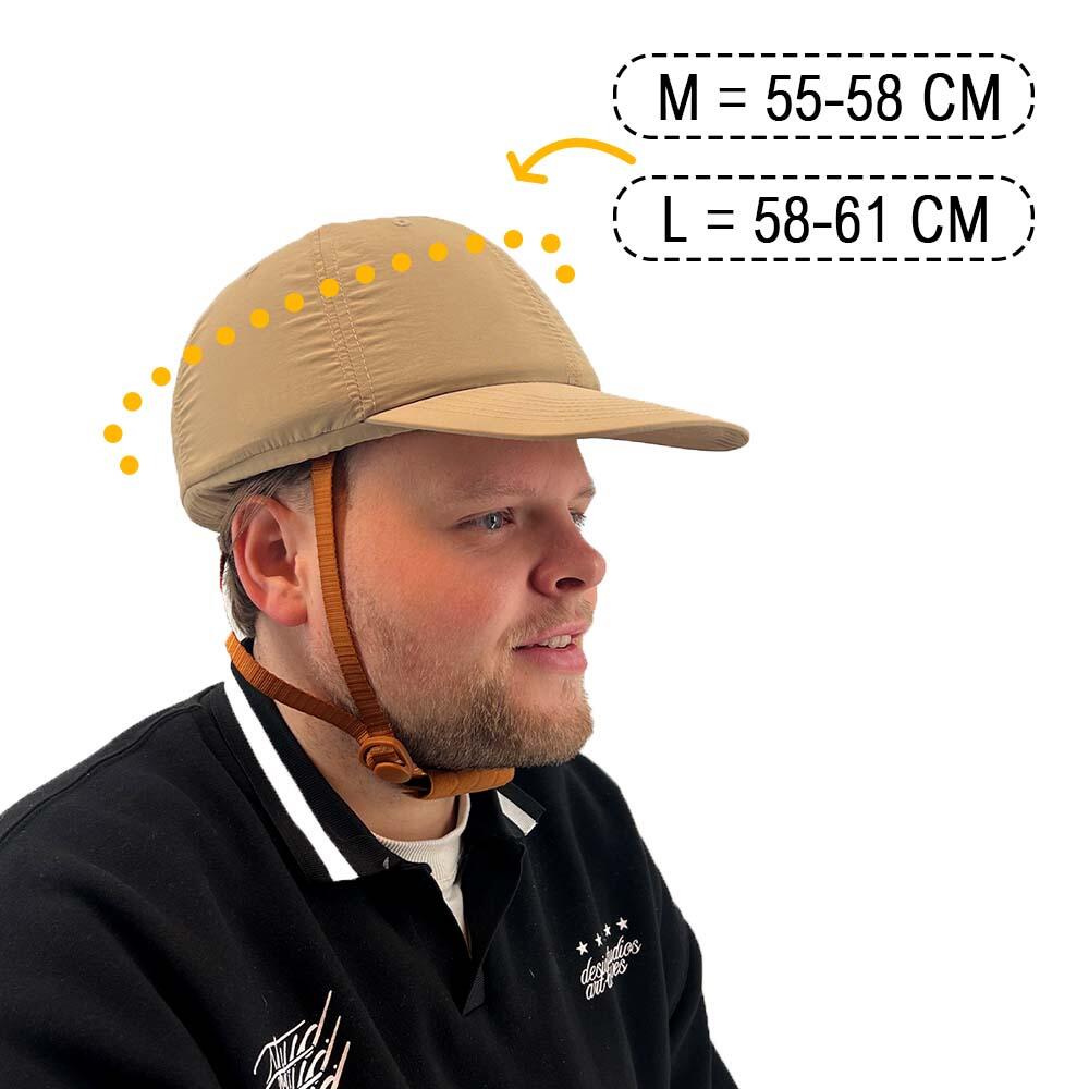 Fietshelm Vizorz SwitchCap - Beige cap 2/7
