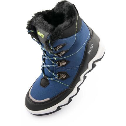 Wodoodporne zimowe buty dla dzieci Loap Lima niebieskie rozmiar 33