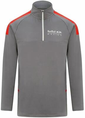 Red bull heren racing f1 zip tech t-shirt lichtgrijs