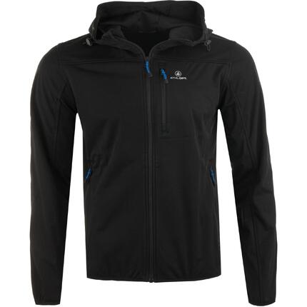 Męska kurtka softshell Athl. DPT Agar Black - Stylowa i Funkcjonalna