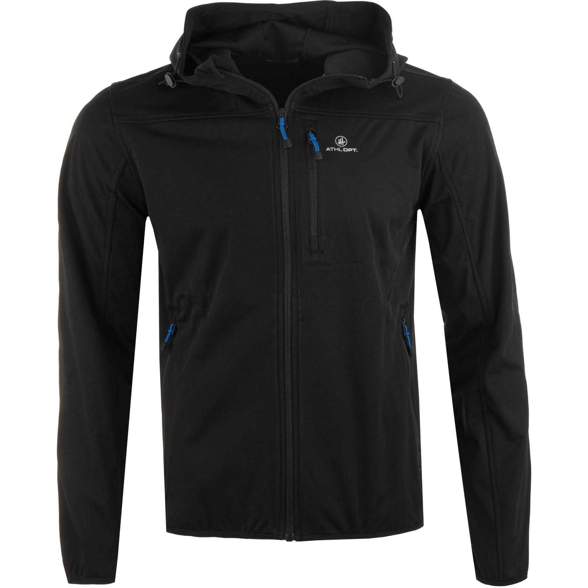 Męska kurtka softshell Athl. DPT Agar, czarna, S