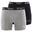 Boxers Kappa 2-pachet Negru-gri Negru/gri