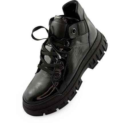 Buty Damskie Skórzane Nell 157 Czarne