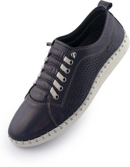 Scarpe in pelle da donna Nell Perform Blu Navy