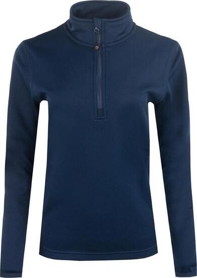 Sweatshirt Femme Playerlayer 1/4 Zip Bleu Marine
