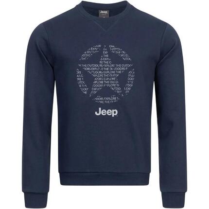 Jeep Męska Okrągła Bluza z Gwiazdą - Komfort i Styl