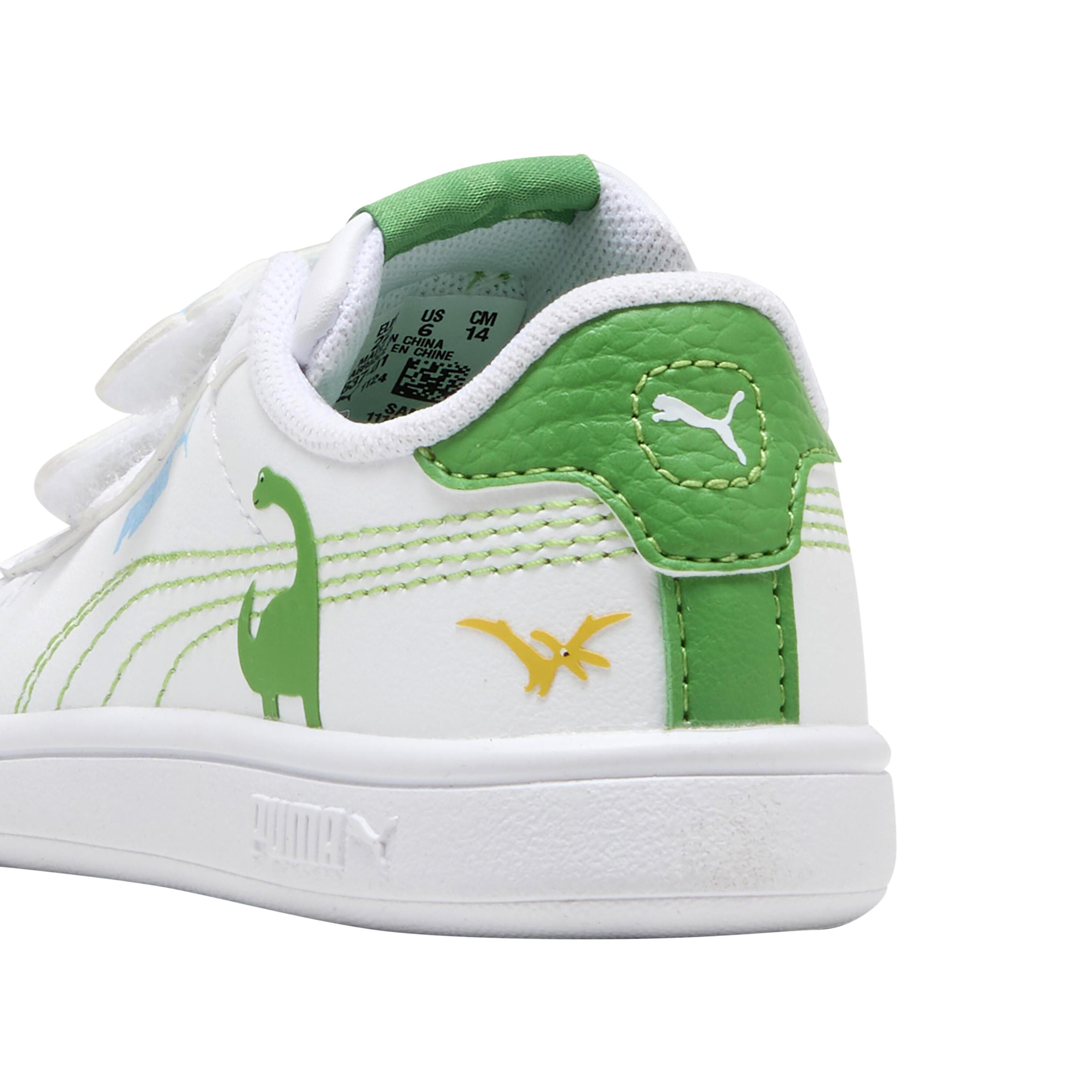Scarpe Da Ginnastica Puma Modello Smash 3.0 Dino V Colore Bianco 4/6