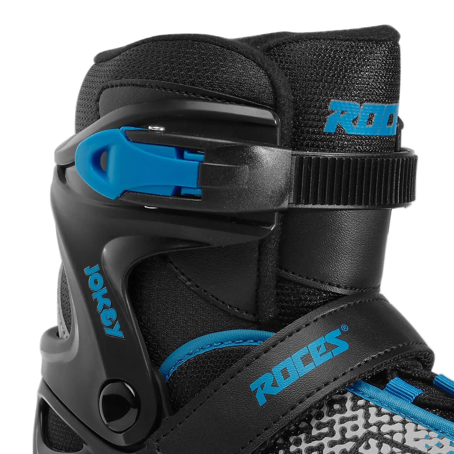Jokey Ice X - Verstelbare Schaatsen - Kinderen - Zwart/Blauw 3/6