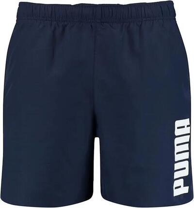 Puma short de bain homme mi-long bleu marine