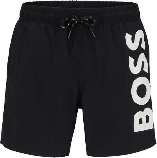 Hugo Boss Heren Zwemkleding Octopus Zwarte Zwemshorts Zwart L
