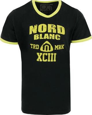 Nordblanc kinder t-shirt met korte mouwen zwart