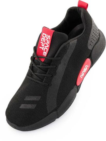 Herrenschuhe Nasa Men Beymond The Rainbow Sneaker Schwarz