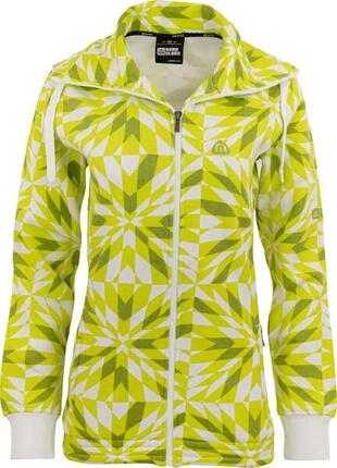 Sweat à capuche zippé Nordblanc Femme Jaune/vert