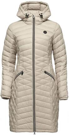 Damenmantel Loap Jemina lang wasserdicht - beige