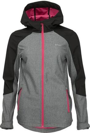 Veste softshell femme Loap Ladana gris-noir