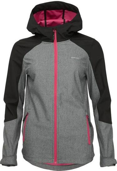 Veste softshell femme Loap Ladana gris-noir