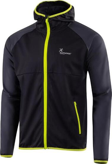 Klimatex Grapon softshell-jas voor heren zwart-geel