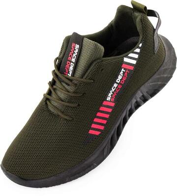 Herenschoenen nasa men beymond the rainbow sneaker kaki groen