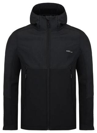 Veste softshell homme Loap Lupp avec membrane Aqua Pro noire XL
