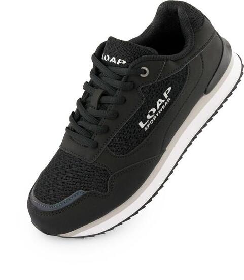 Dziecięce buty codzienne Loap Byrne czarno-szare