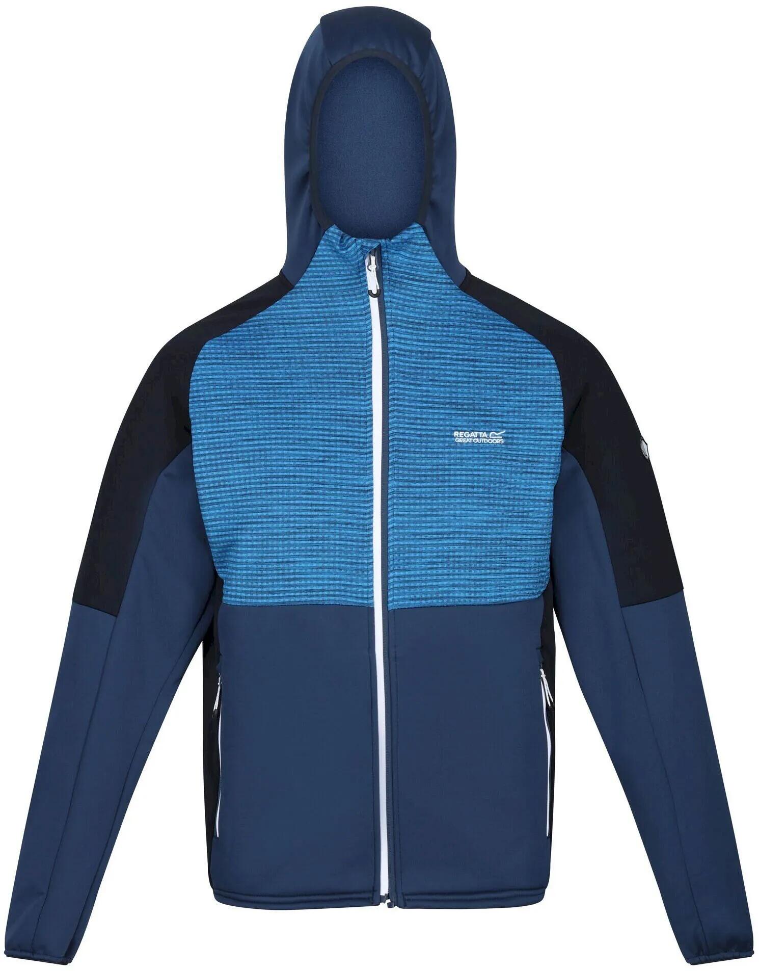 bleu / gris kaki