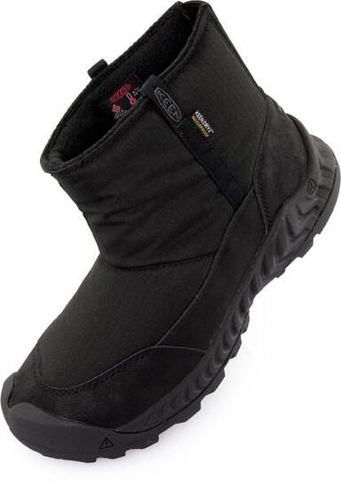 Keen Hood Nxis Pull On WP — Bottines hiver femme, imperméables, noir