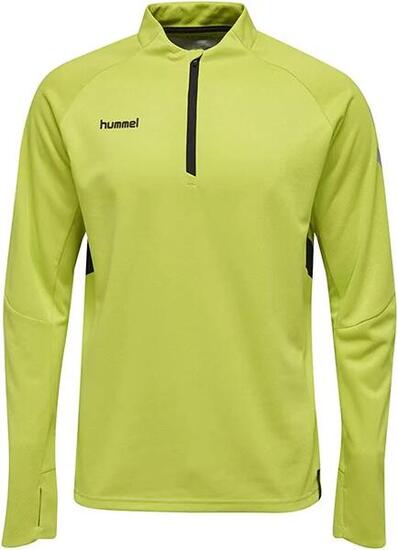 Hummel Tech Move Half Zip Sweat Homme Vert Citron