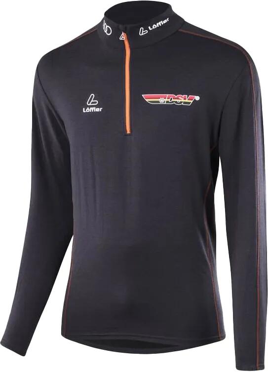 Löffler T-Shirt VTT Homme - Hills Half Zip - bleu foncé 495