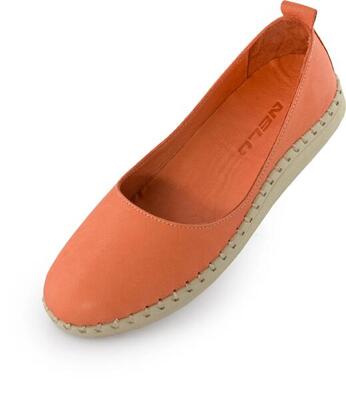 Ballerine in pelle da donna Nell Pumpkin Orange