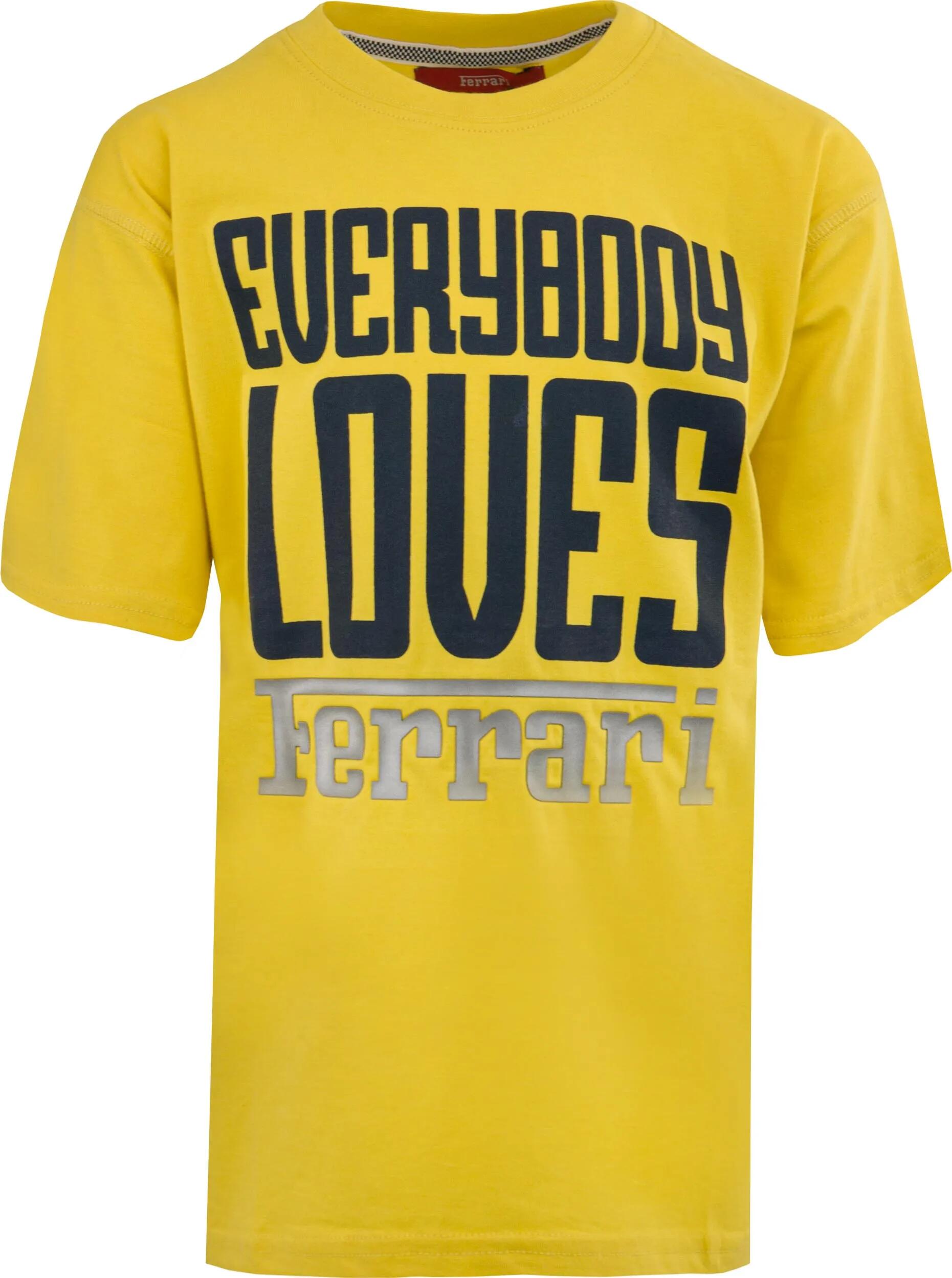 Kinder-T-Shirt Ferrari Jr. Everybody Loves Yellow Yellow 1/1