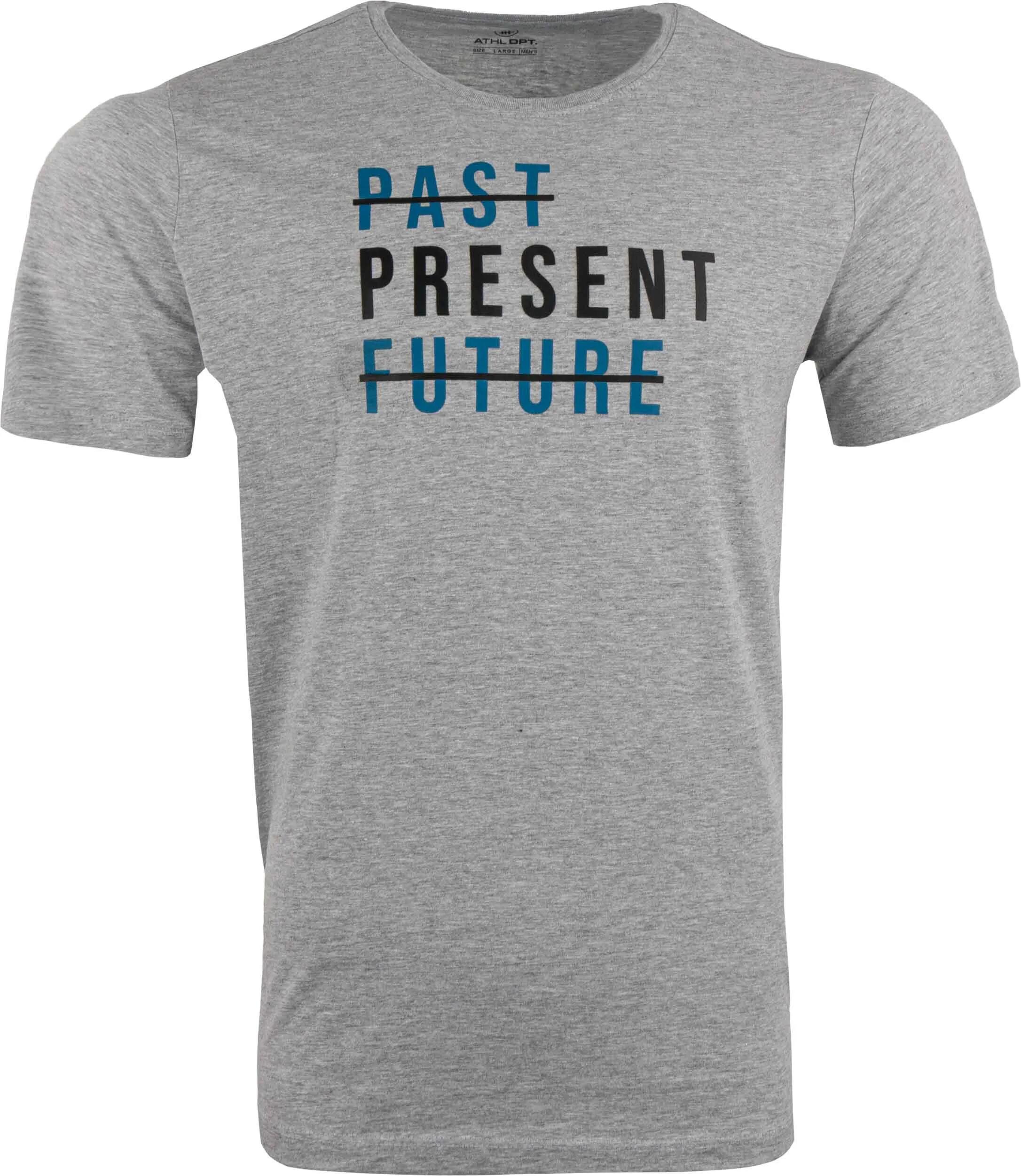 T-shirt homme Athl. Dpt Morgan en coton - gris chiné 1/1