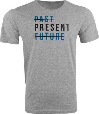 Heren t-shirt athl. dpt morgan melange grijs 2xl