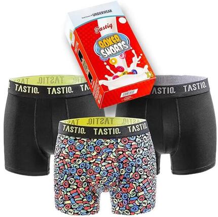 Boxers Tastiq Kellogs 3-pack coffret cadeau noir