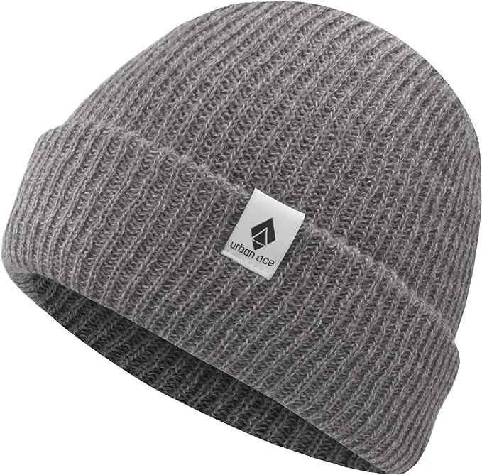 Pălărie de iarnă unisex din cărbune, caldă și modernă