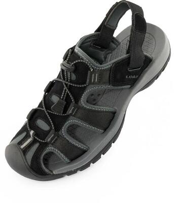 Sandalen heren loap orland zwart-grijs zwart