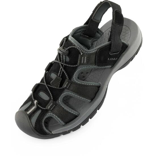 Loap Orland Sandały męskie Czarny-Szary 41