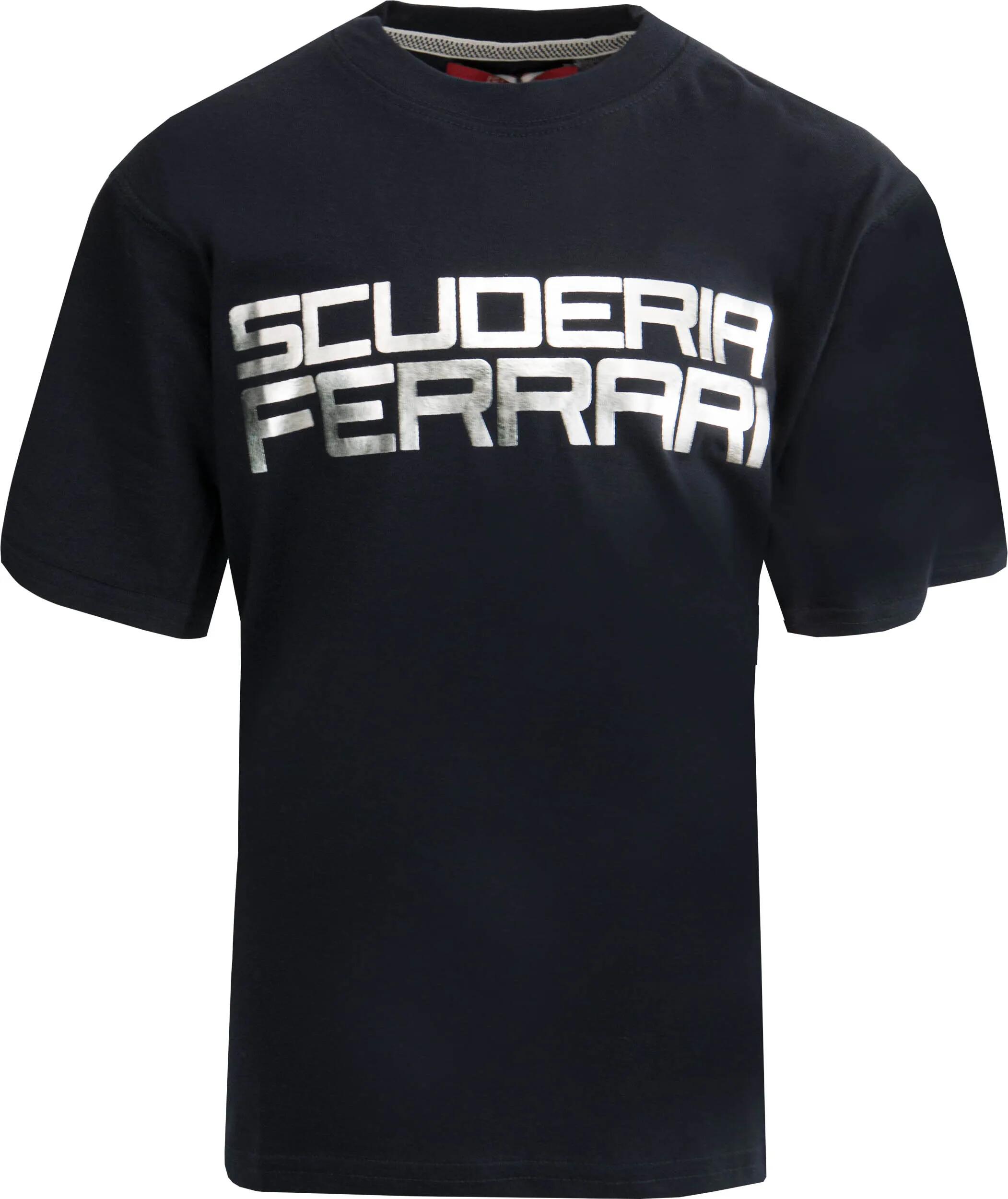 Kinder-T-Shirt Ferrari Jr Sf Silver T-Shirt Blau 1/1