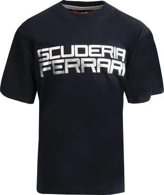 T-shirt Bambino Ferrari Jr Sf Argento T-shirt Blu