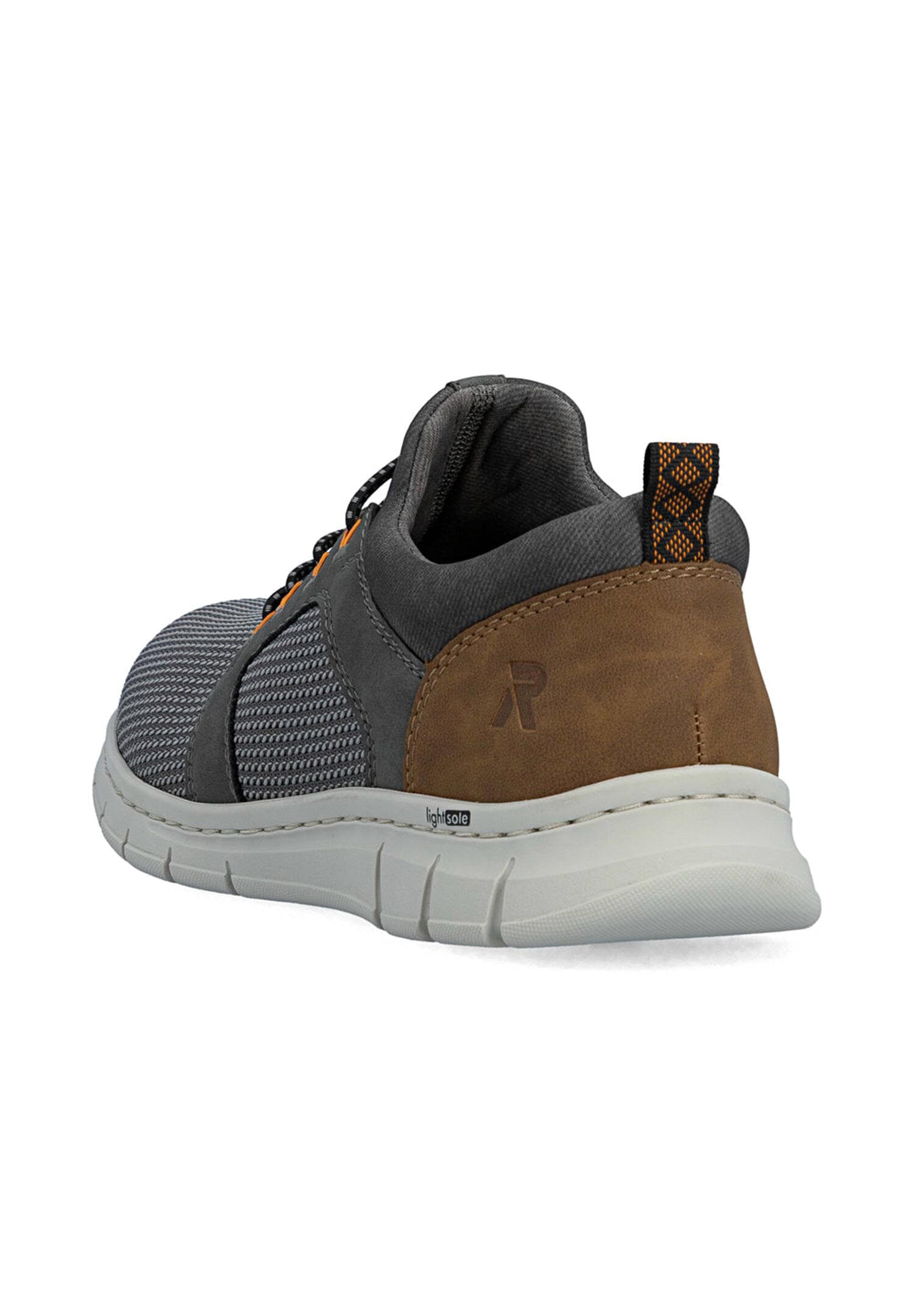Rieker Herren Slipper Schuhe Sneaker Halbschuhe B7796-42 Grey 3/5