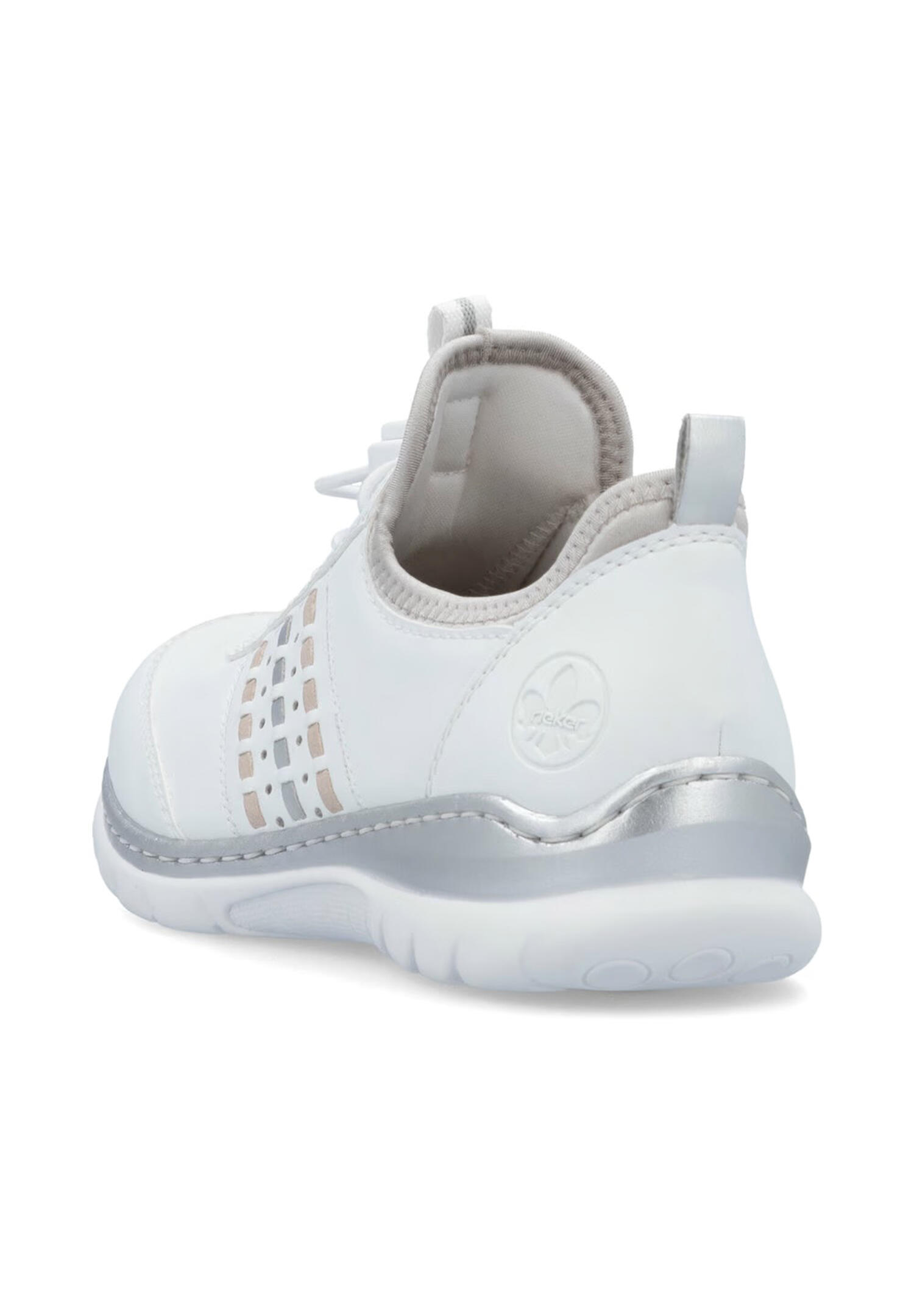 Rieker Damen Slipper  MemoSoft Komfort  L3259-80  White 3/5