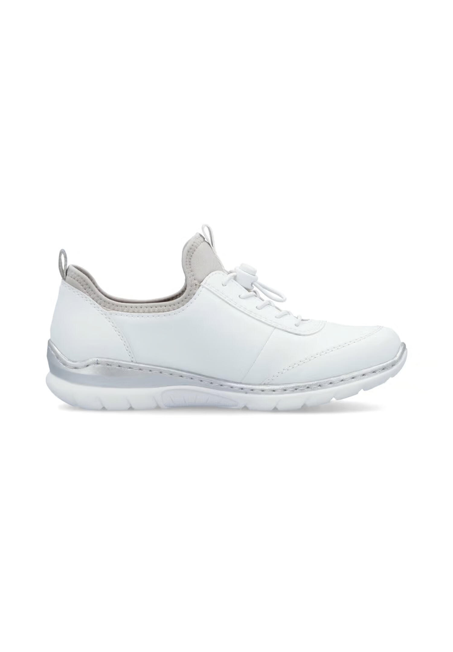 Rieker Damen Slipper  MemoSoft Komfort  L3259-80  White 5/5