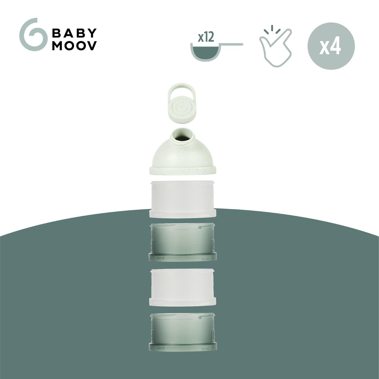 Boite doseuse bébé Babydose fabriquée en France Mineral - Vert 3/7