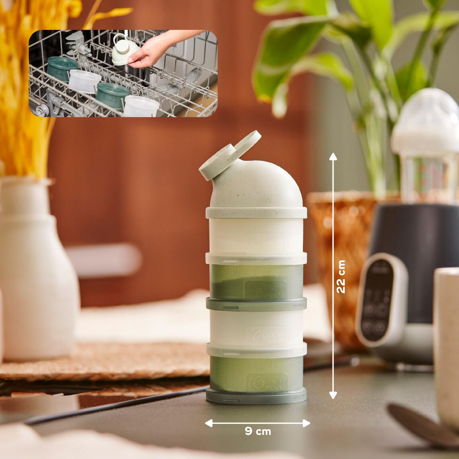 Boite doseuse bébé Babydose fabriquée en France Mineral - Vert 7/7
