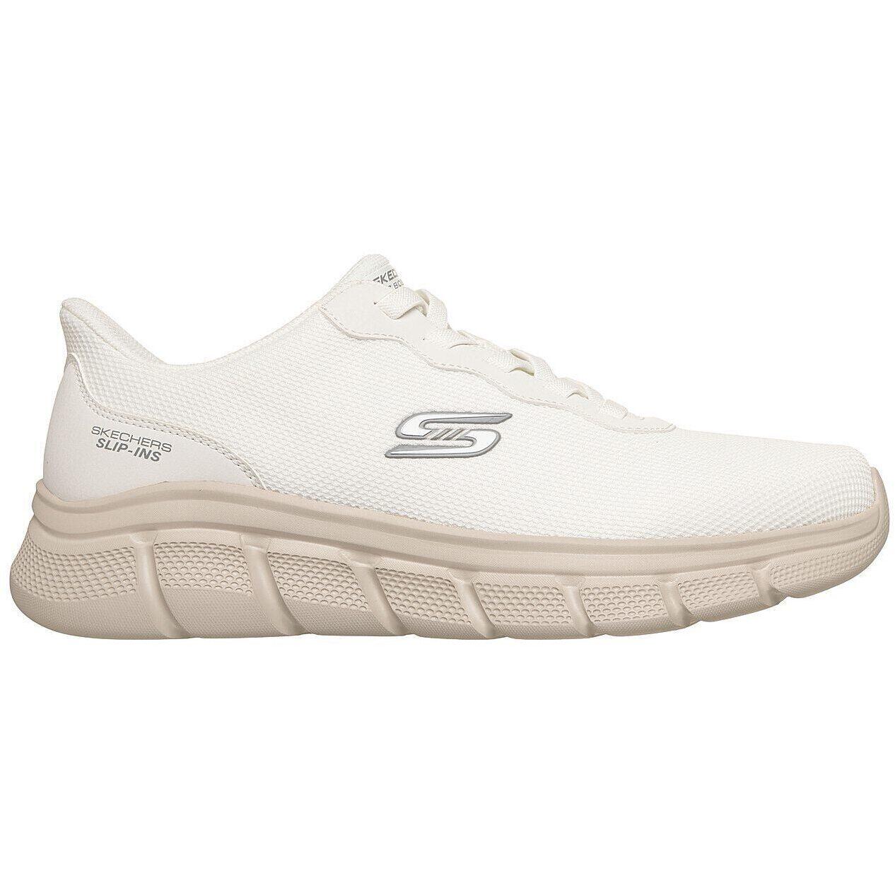 Baskets Skechers Bobs B Flex - Glacial Edge, Blanc, Hommes 3/5