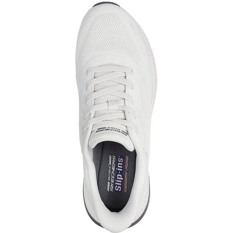 Pantofi sport barbati Skechers Bobs Squad 4, Alb