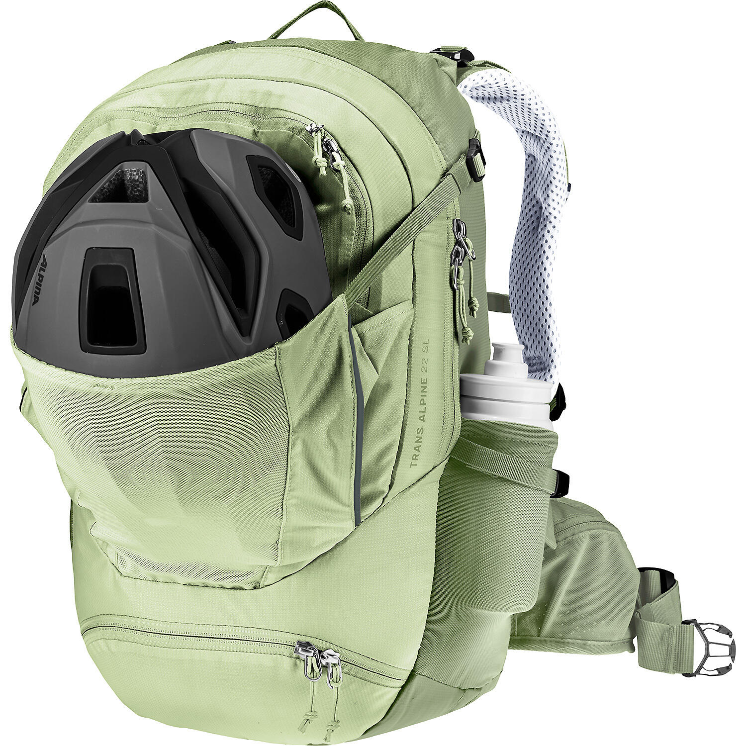 Mochila Deuter Trans Alpine 22 SL mujer 22 L ventilada corte SL mineral grove 4/7