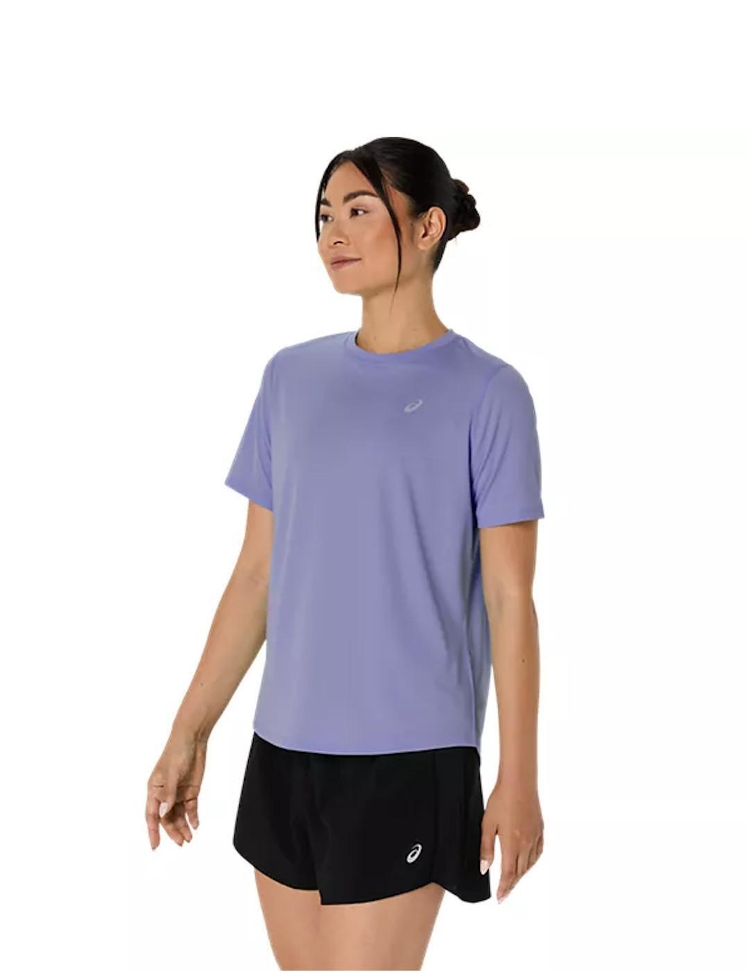 Maglietta da donna Asics 2012d170 Blu 3/4