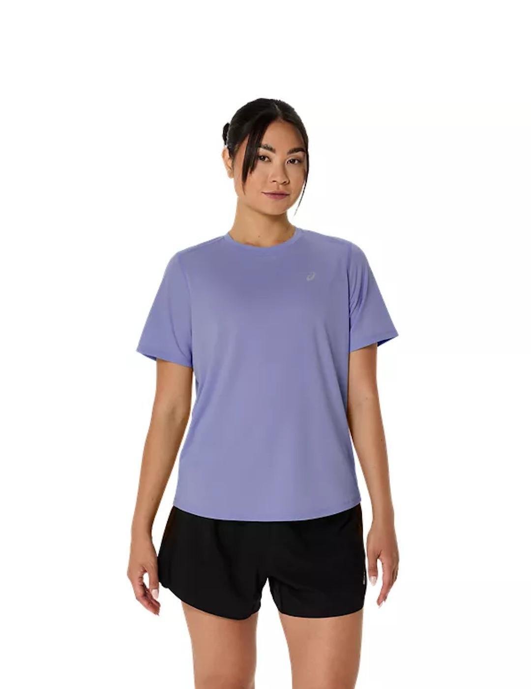 Camiseta para Mulher Asics 2012d170 Azul 4/4