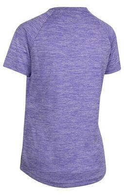 Trespass selinne - dames duoskin actieve top lila gemêleerd